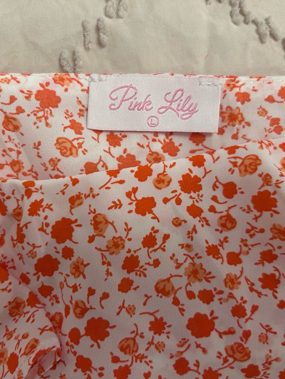 PINK LILY RUFFLE TOP - Picture 5 of 7